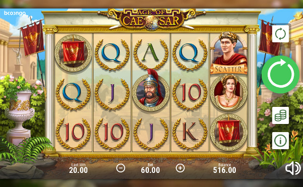 Игровой автомат Age of Caesar - играйте в Vulcan 24 - слоты на деньги в казино