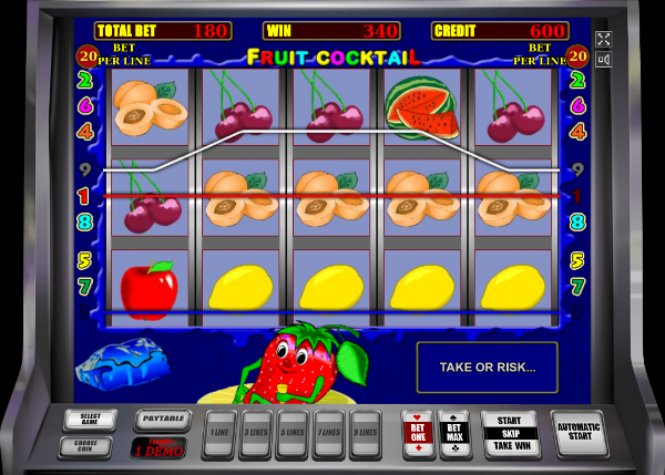 Игровой автомат Fruit Cocktail - эксклюзивные промокоды и бонусы казино Вулкан Гранд
